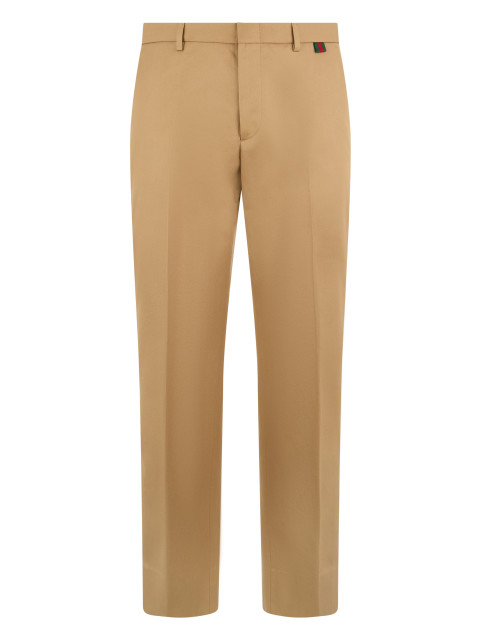 Straight pants in cotton