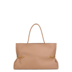Tote bag Pinch Squeezed Horizontal in leather