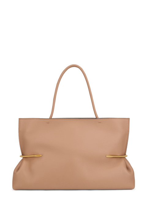 Tote bag Pinch Squeezed Horizontal in leather