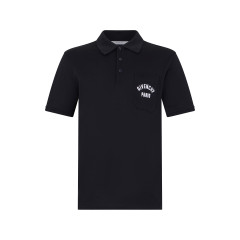 Cotton polo with logo