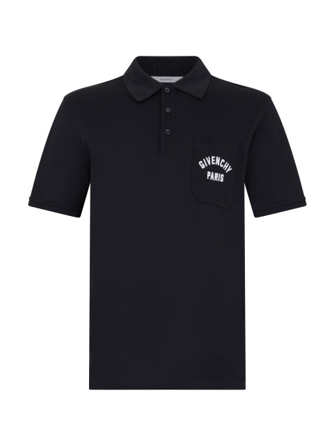 Cotton polo with logo