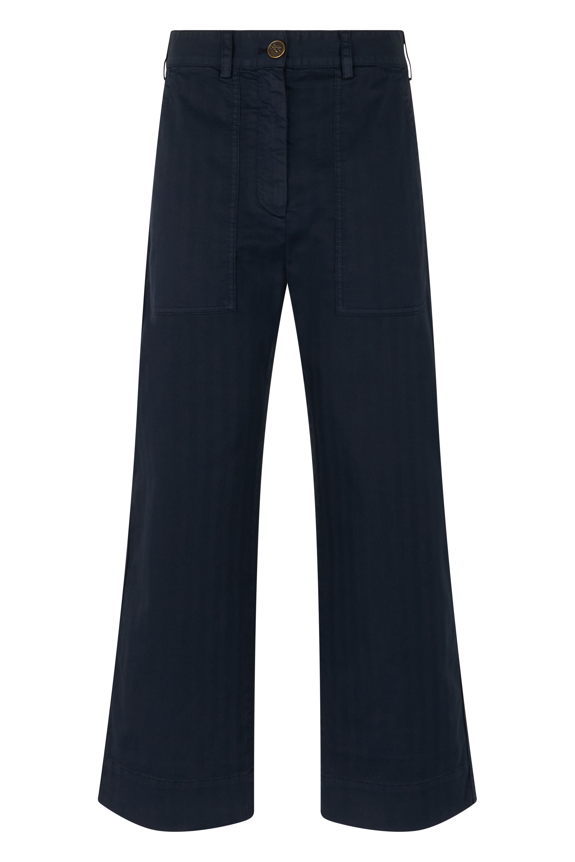 Straight cotton pants