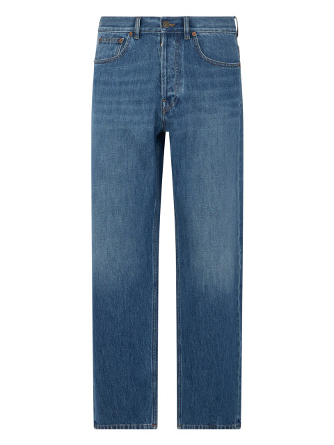 Straight jeans in cotton
