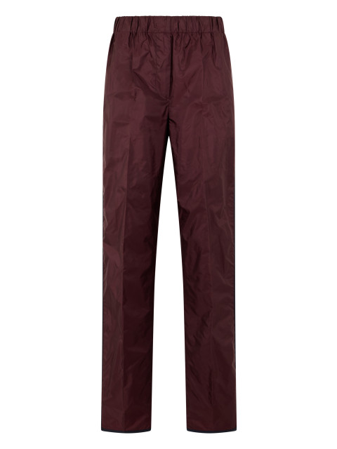 Straight re-nylon pants