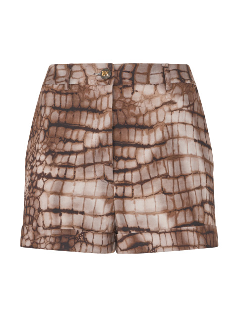 Animal print shorts