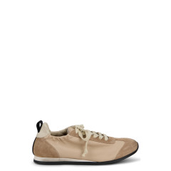 Leather baseball sneakers