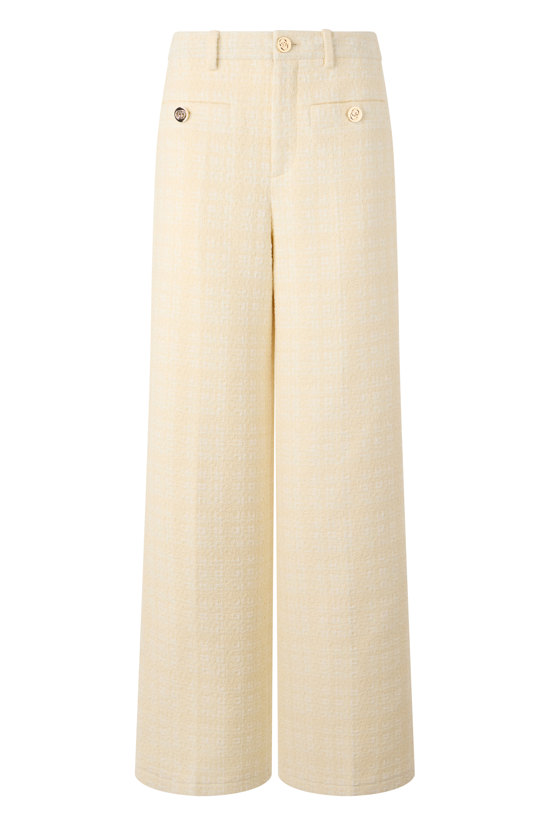 Tweed Cotton Check Trousers