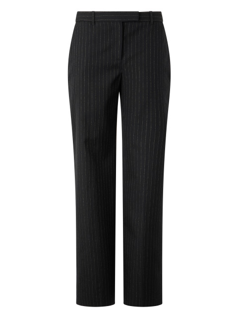 Striped wool trousers