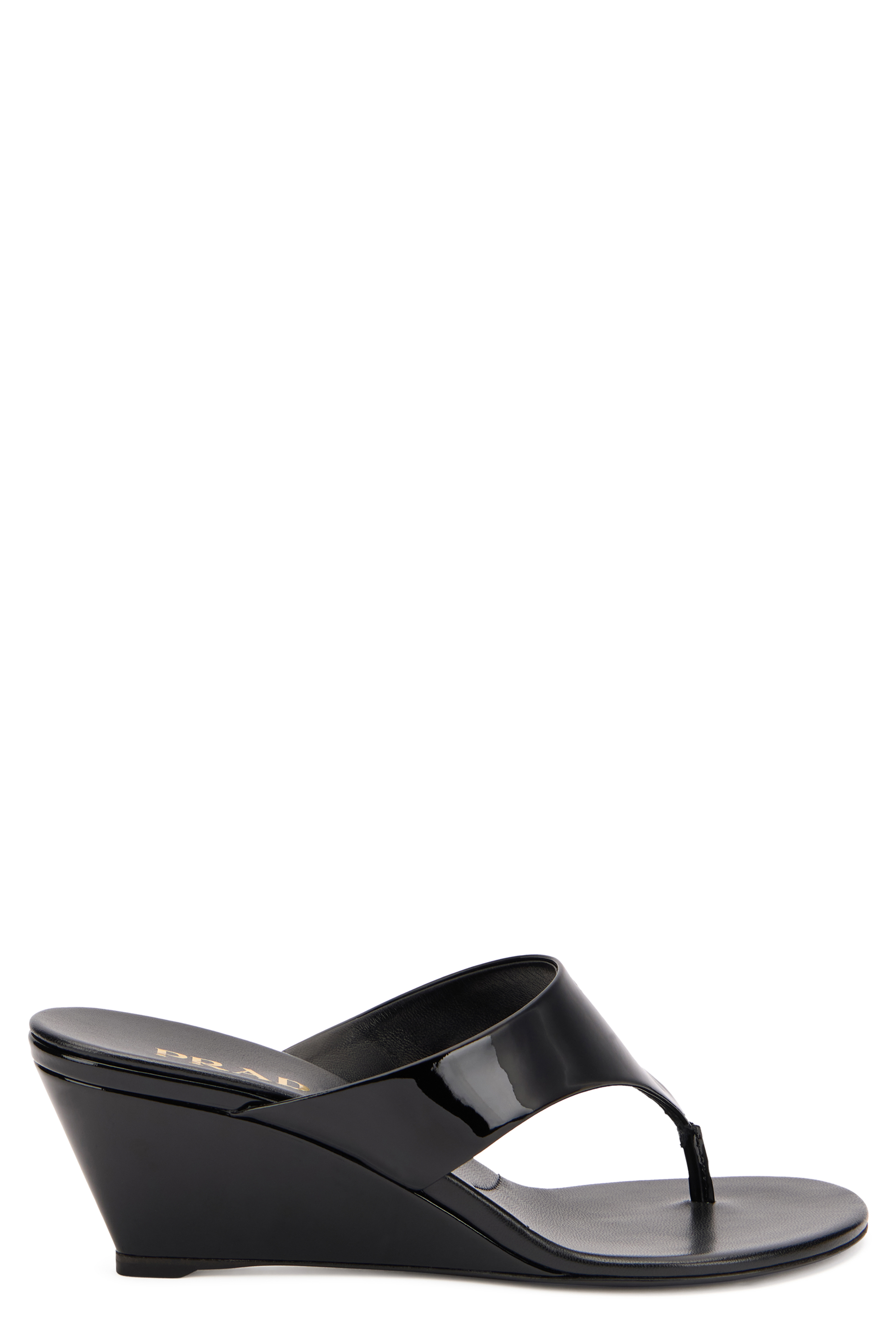 Leather wedge sandals