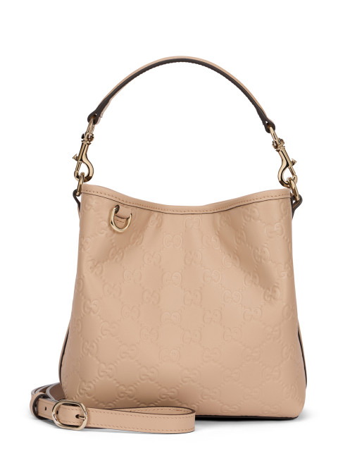 GG Emblem bucket bag in Leather