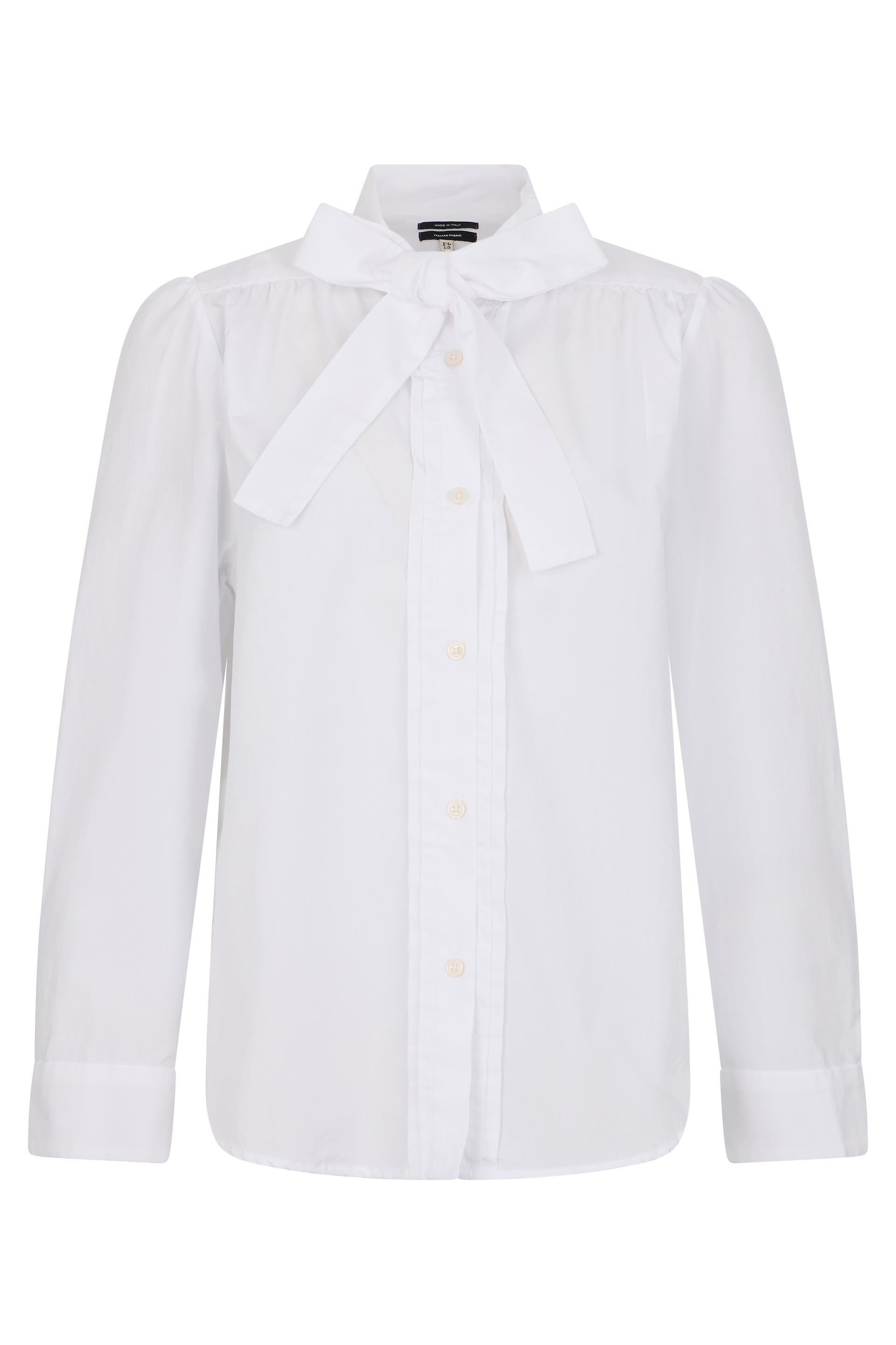 Shirt with collar and tie