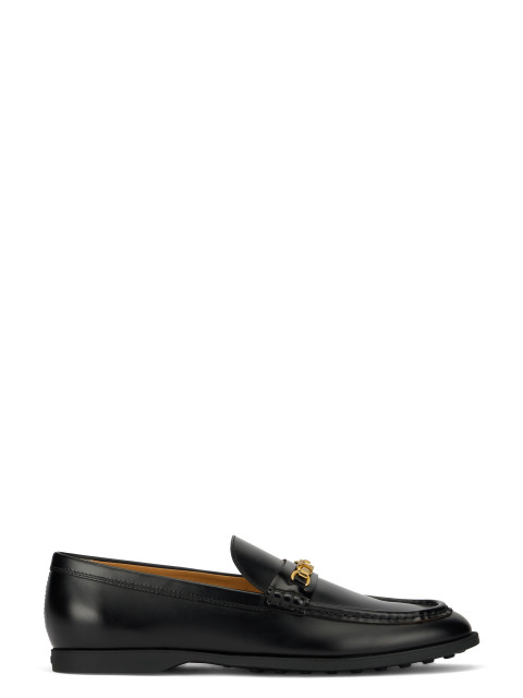Black calfskin loafers