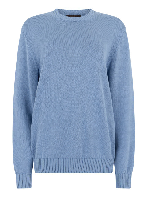 Sweater made of linen and cotton