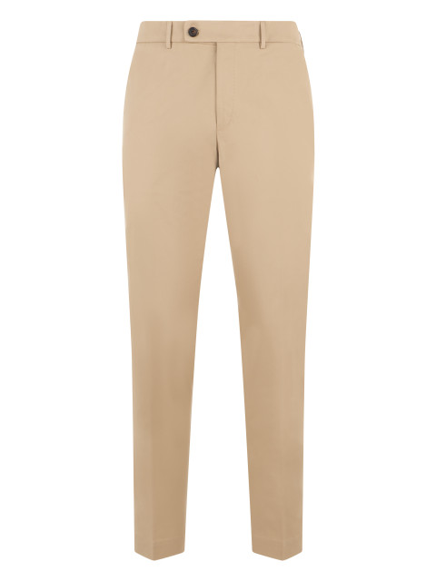 Slim Fit Cotton Trousers