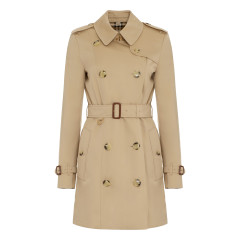 Gabardine trench coat