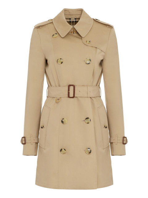 Gabardine trench coat