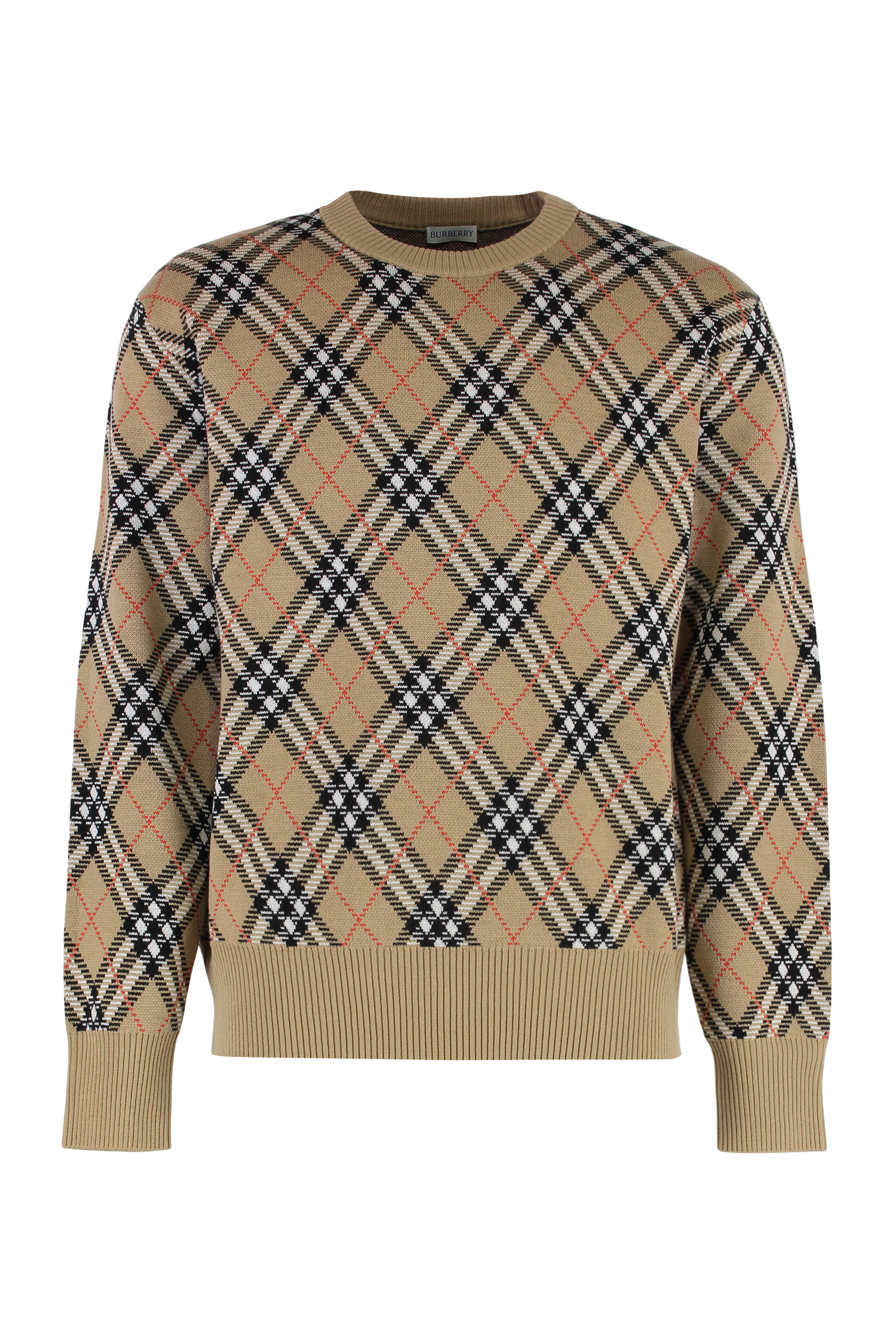 Knit wool pullover