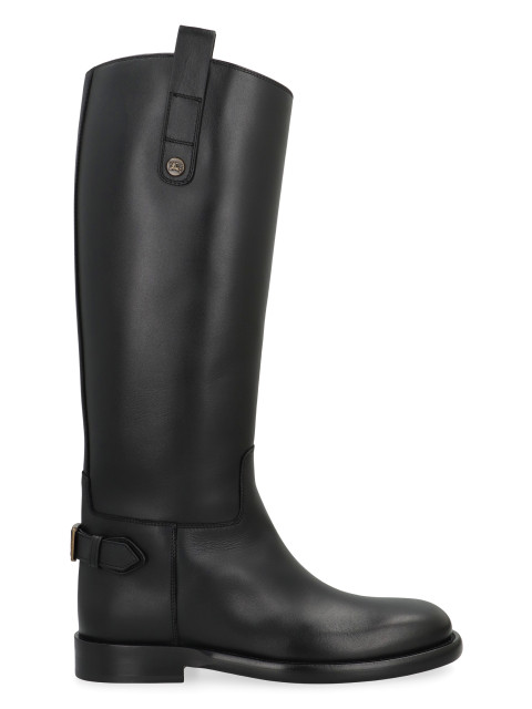 Cavalier boots in leather