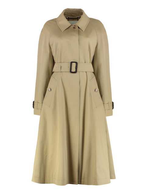 Car coat Ellingham fit-and-flare long in gabardine