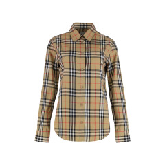 Shirt with slim fit in cotton Check