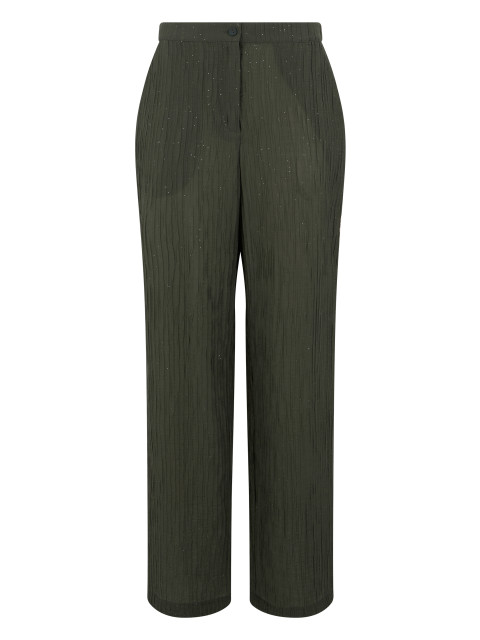 Pleated trousers with high waist