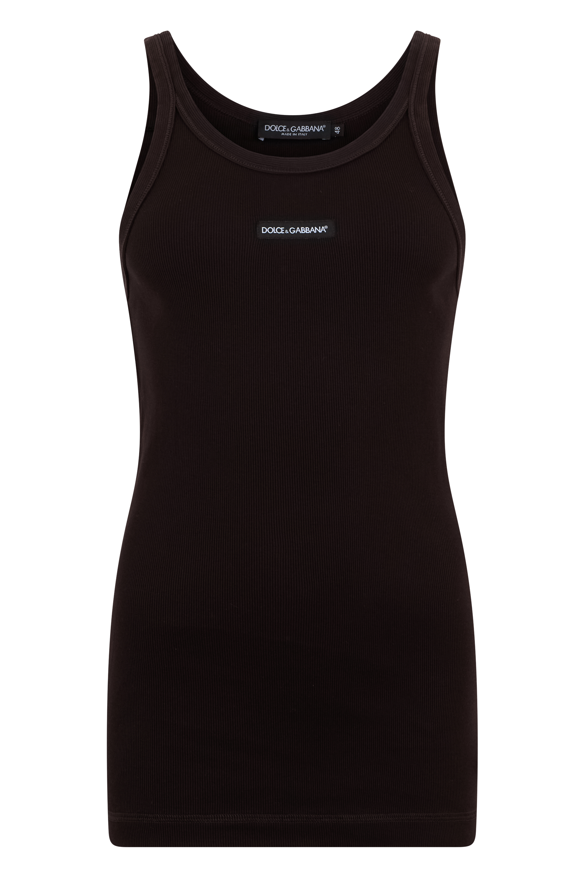 Ribbed cotton top