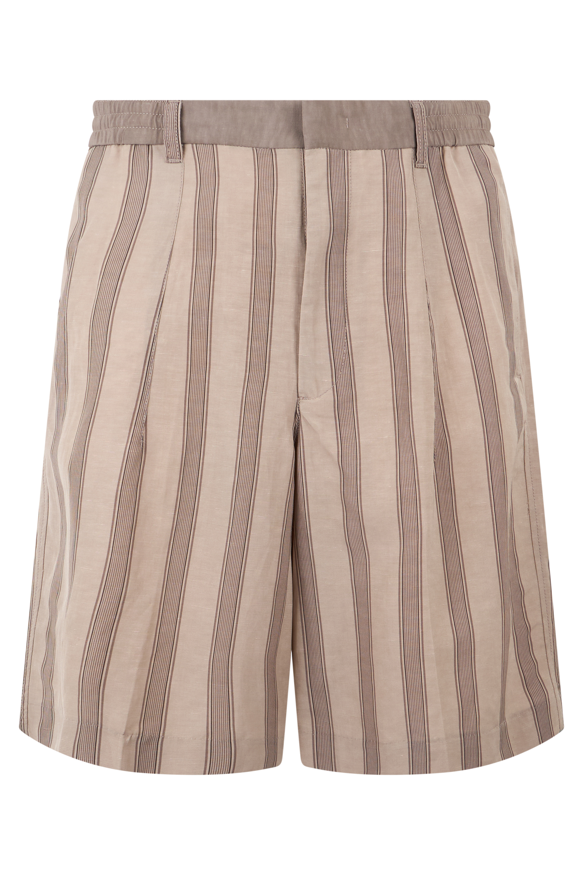 Striped bermuda shorts
