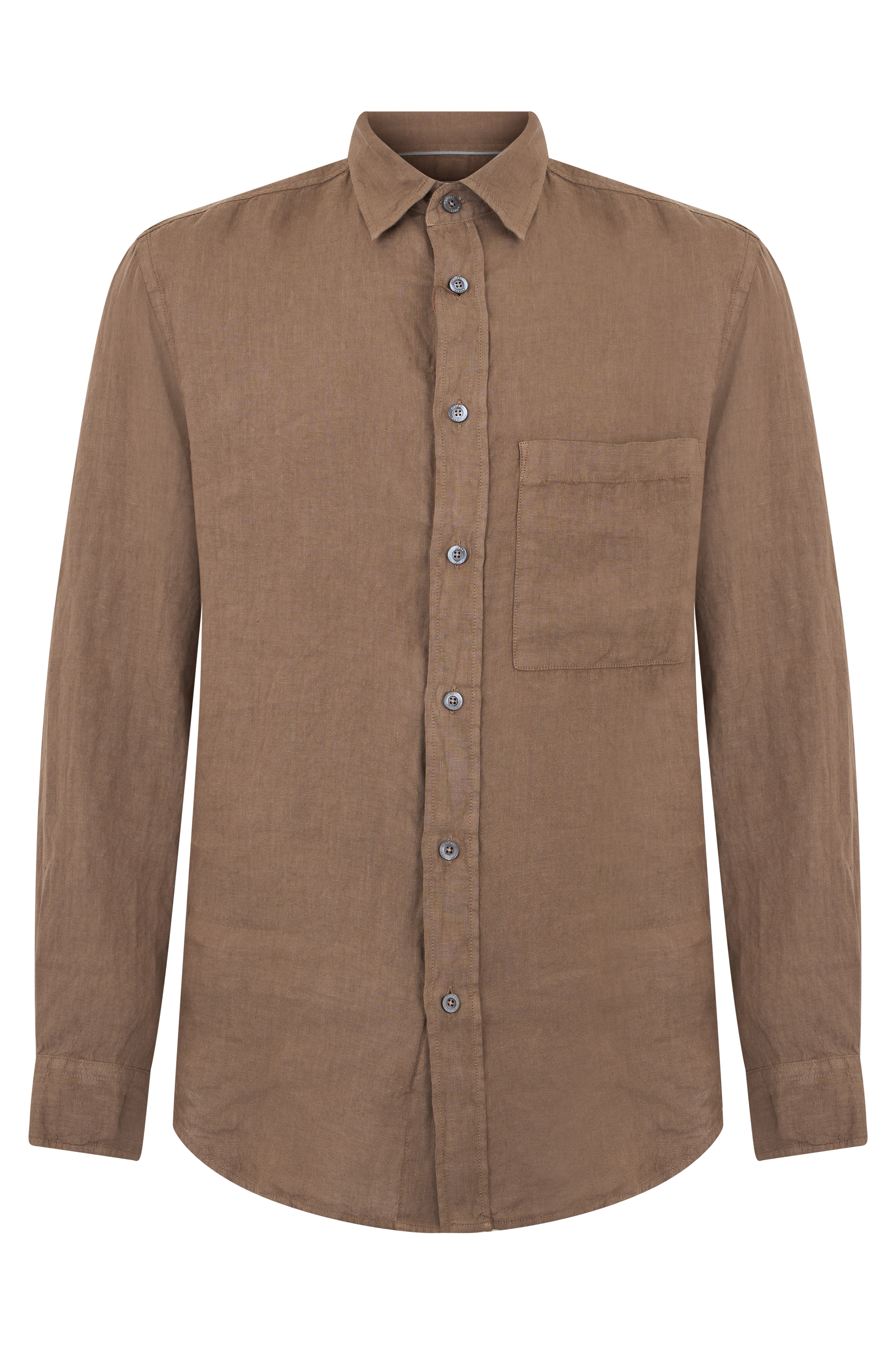 Linen shirt with long sleeves