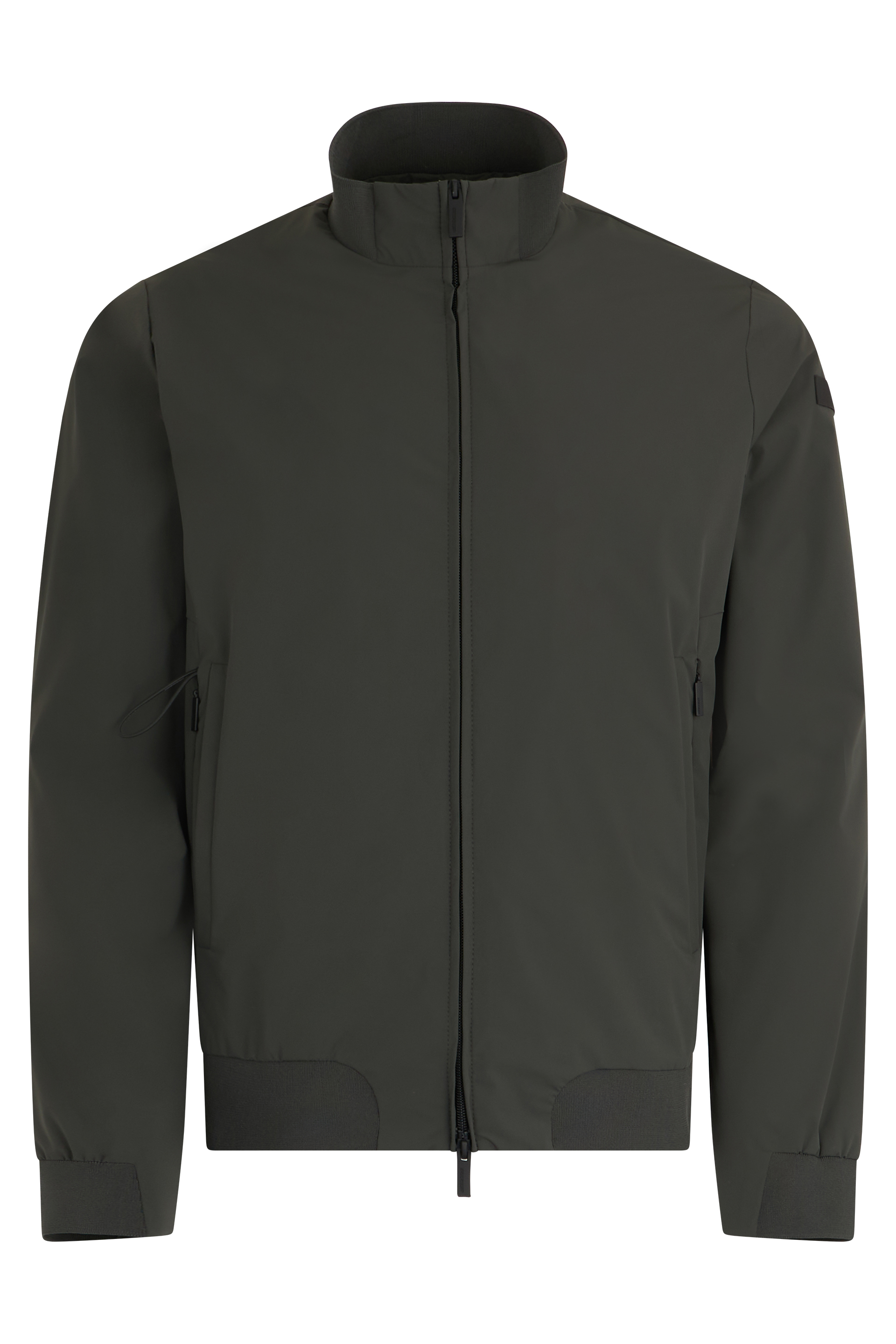 Light jacket with zipper