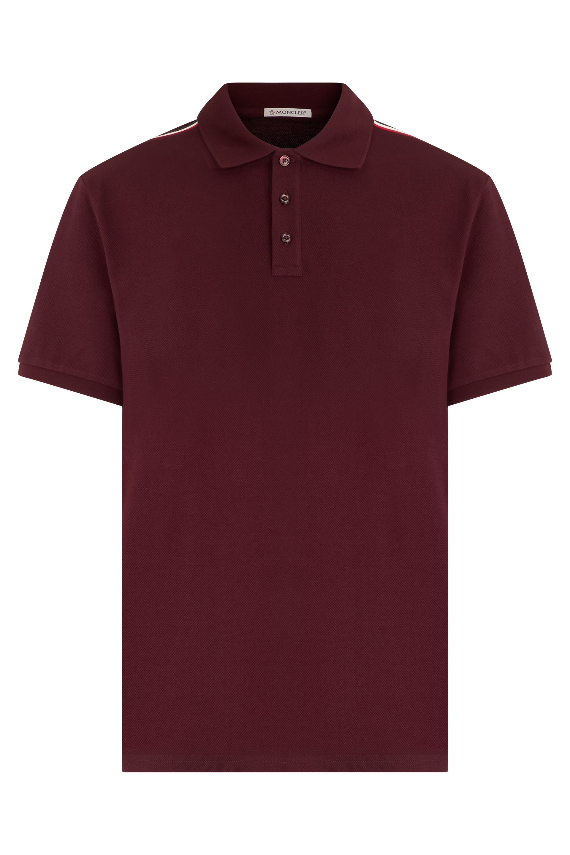 Cotton polo with short sleeves
