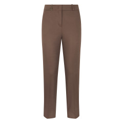 Straight cotton elastic pants