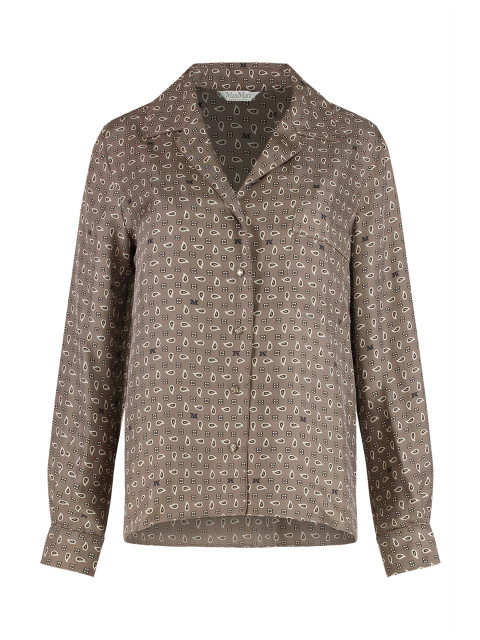 Silk printed shirt