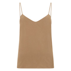 Silk top with thin straps