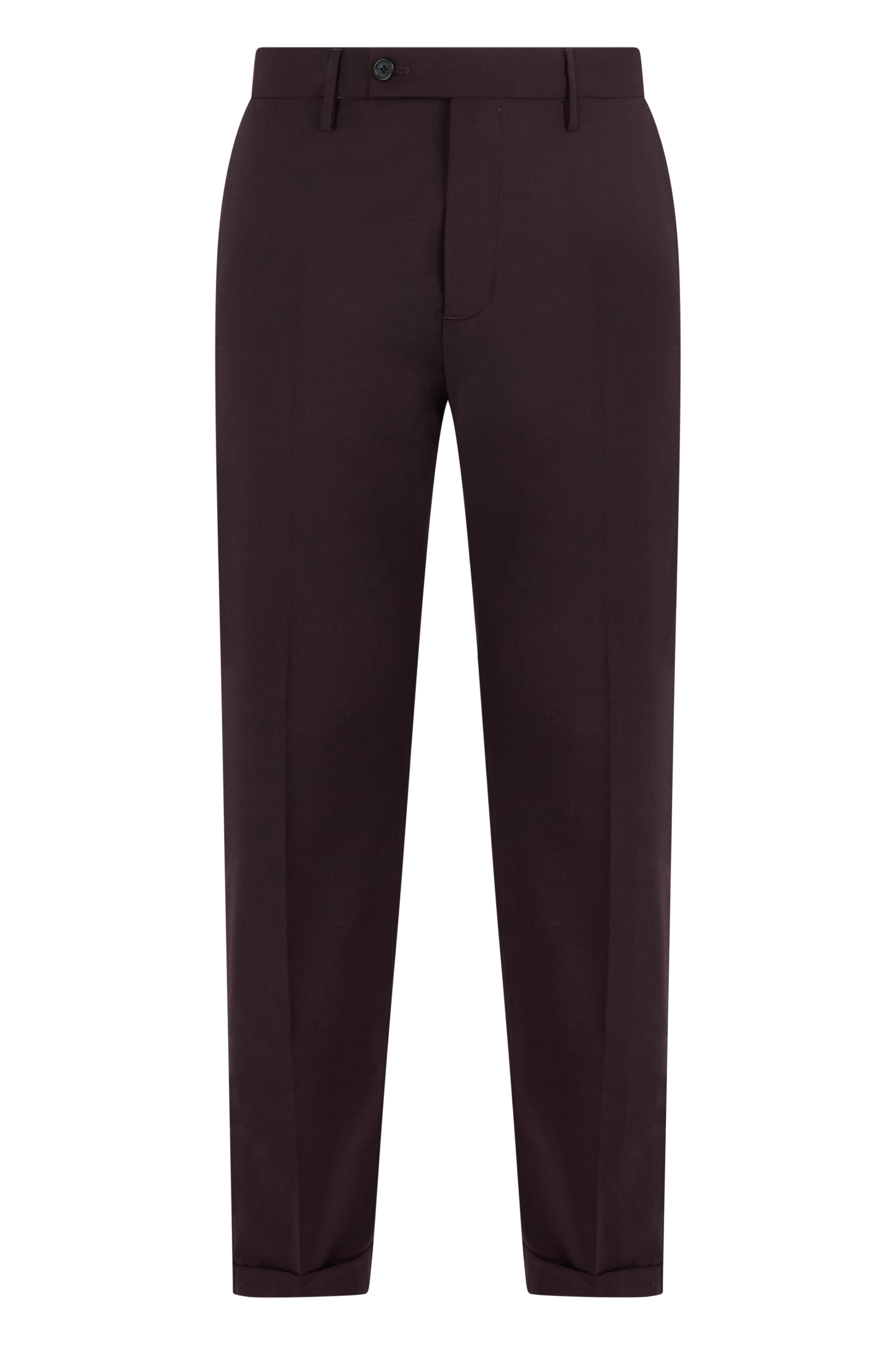 Straight wool pants