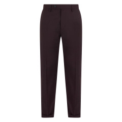 Straight wool pants
