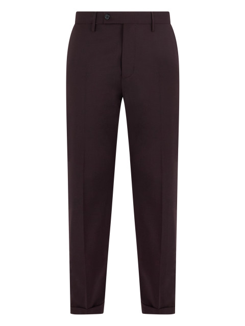 Straight wool pants