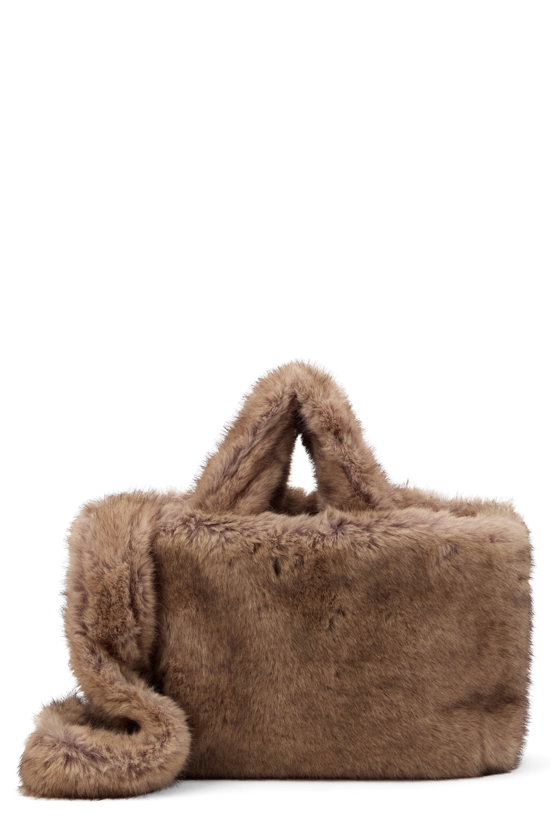Livi tote bag in synthetic fur