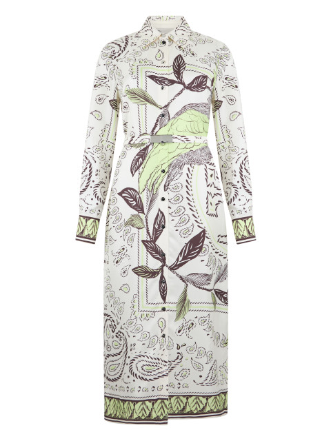 Silk midi dress
