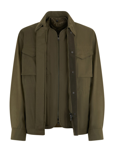 Reversible padded shirt jacket Roquille 3 in 1