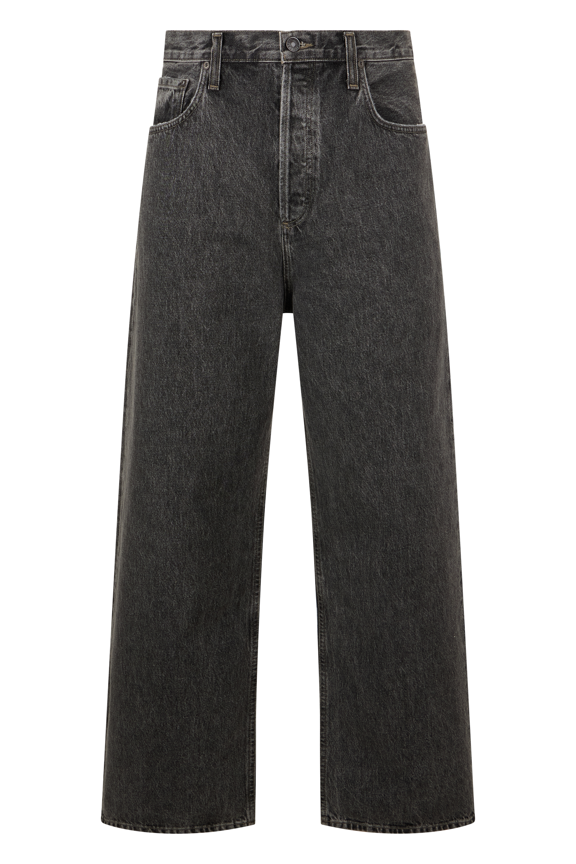 Loose denim pants