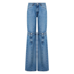 Flared jeans in cotton