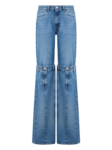 Flared jeans in cotton