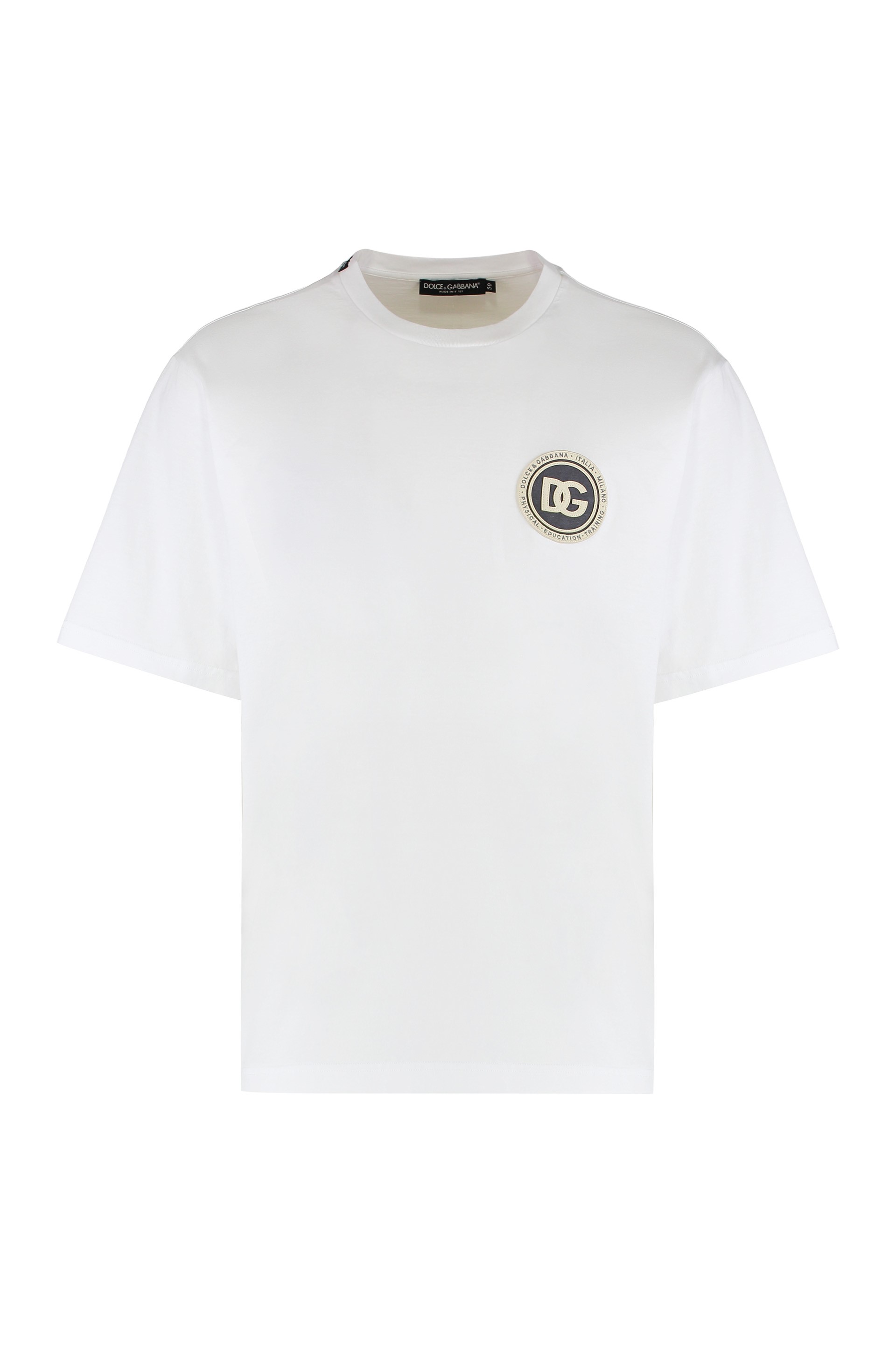 Cotton t-shirt with patch