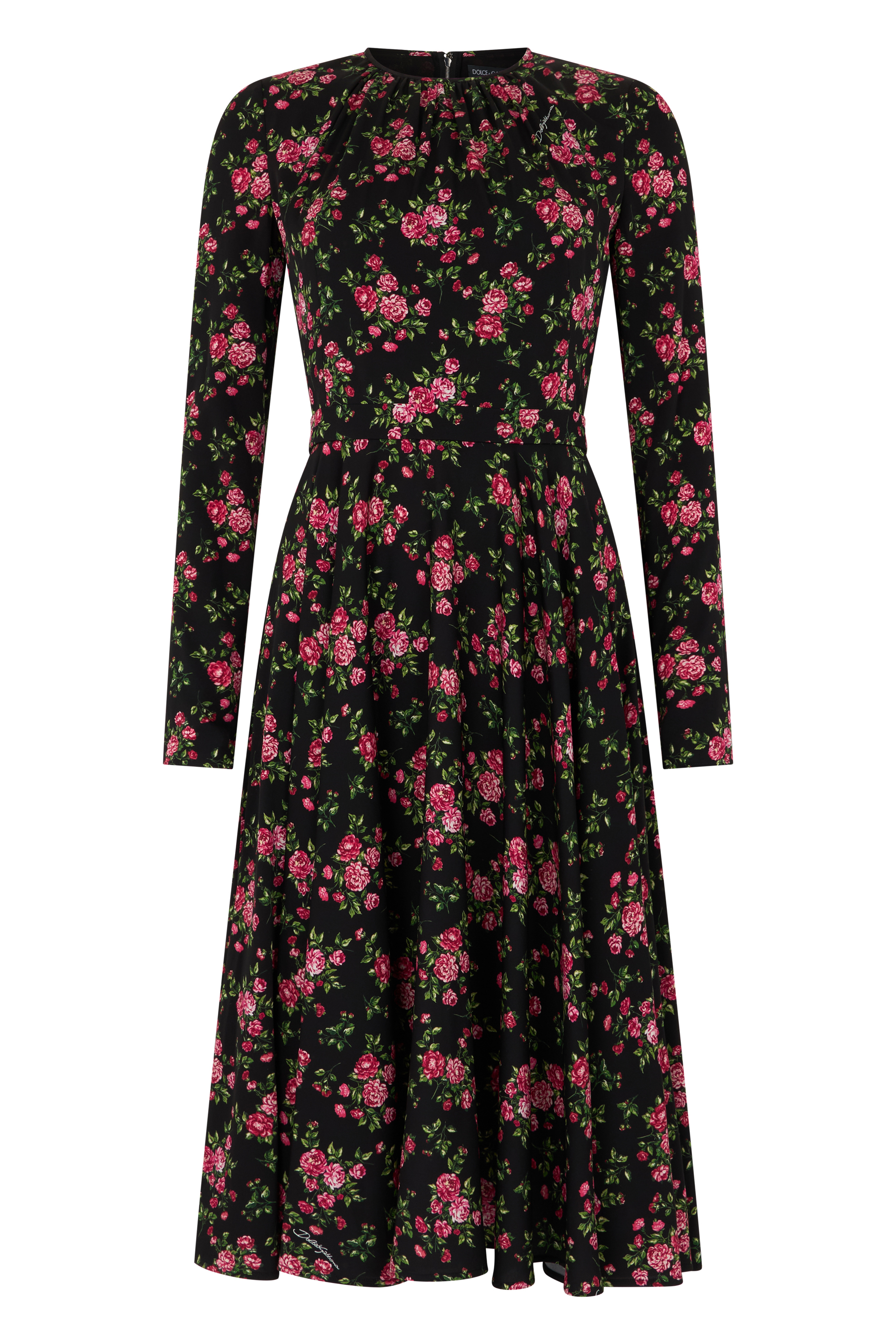 Silk floral dress