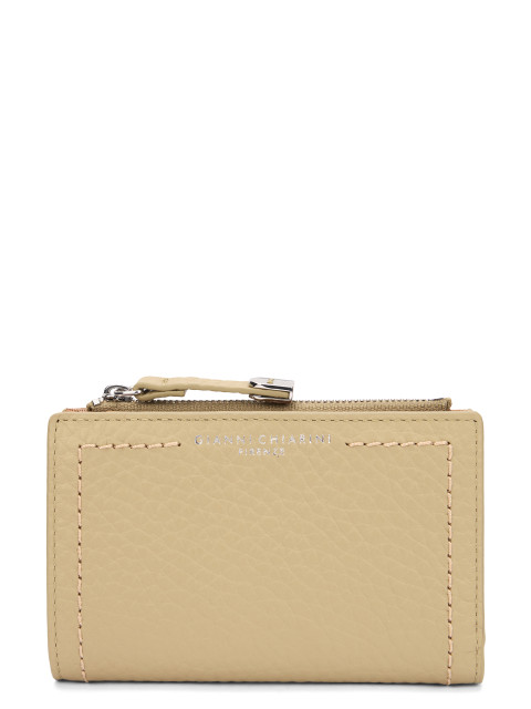 Leather wallet with zip