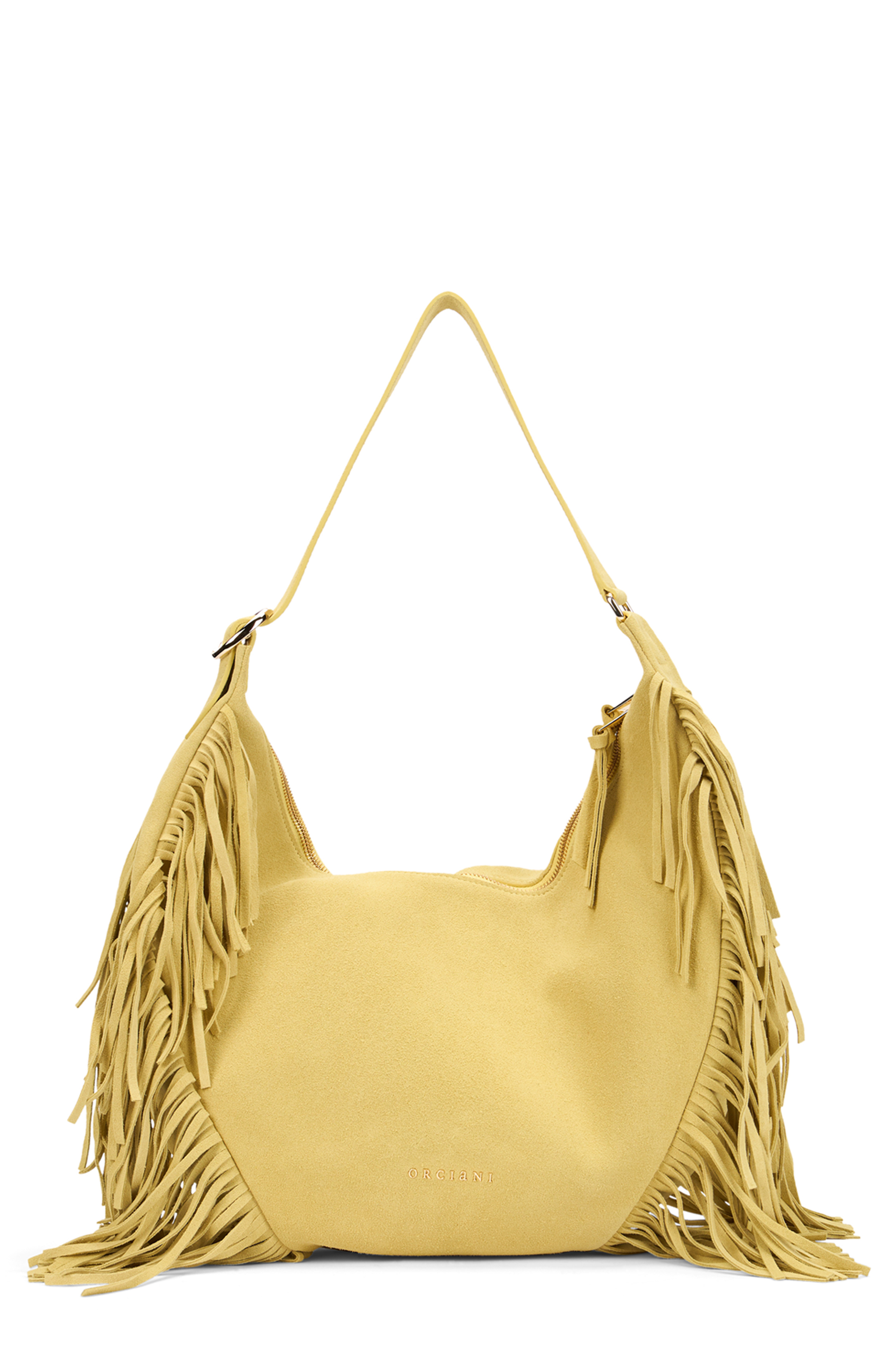 Isla suede bag with fringes