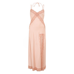 Midi dress in satin