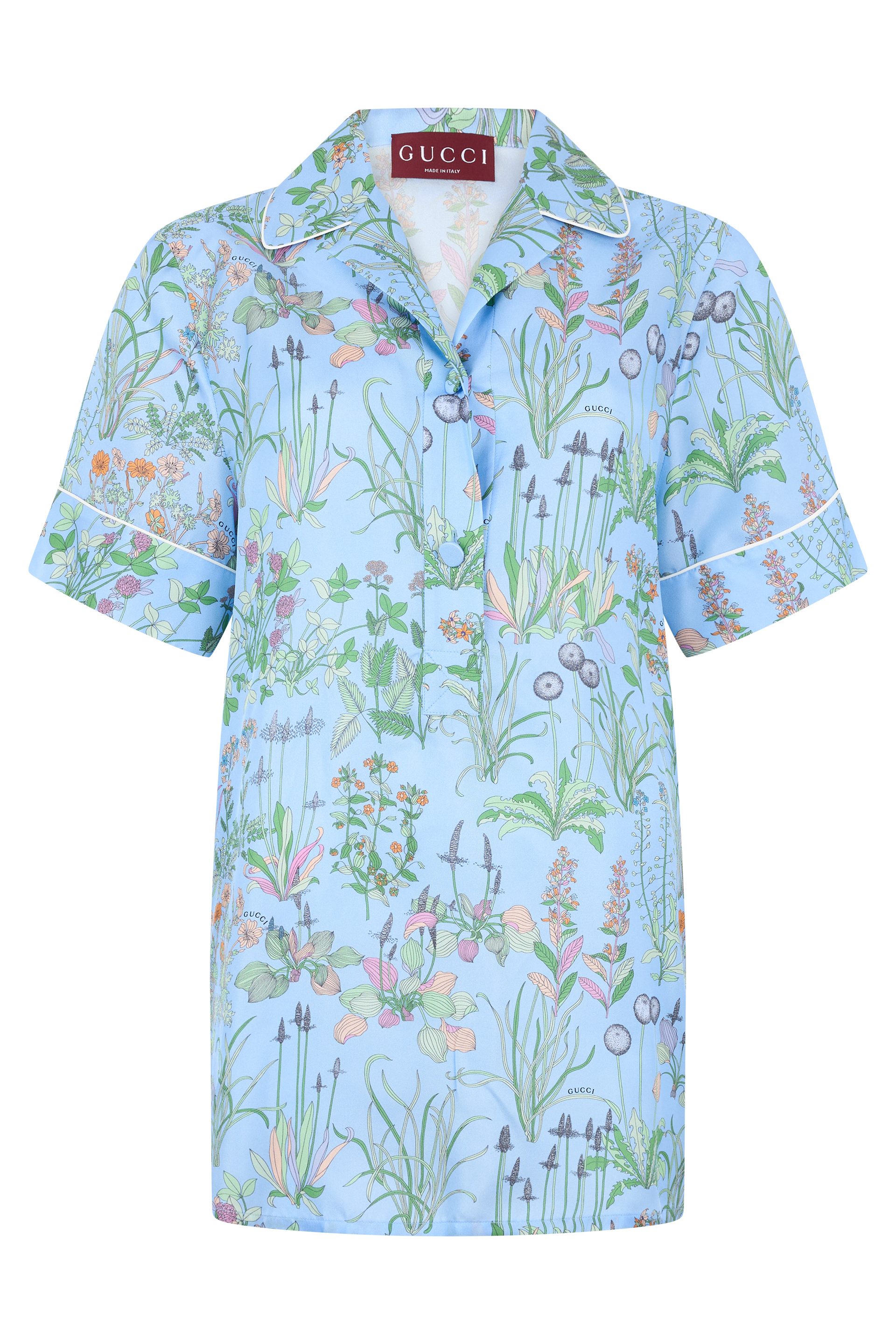 Silk twill shirt