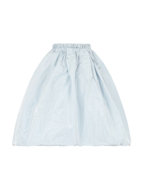 Ruched skirt in taffeta