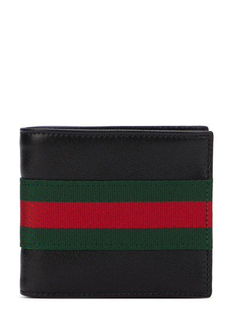 Bi-fold wallet Web Trademark in leather